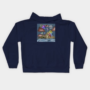 Space fish Kids Hoodie